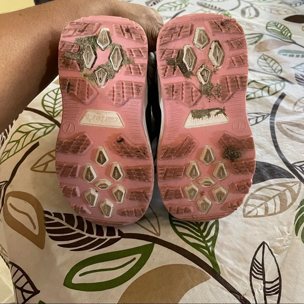 Carter’s Polka‎ Dot Snow Boots, kids size 7